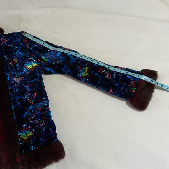 Vivienne Tam velour fur jacket size 1 - Picture 7 of 8